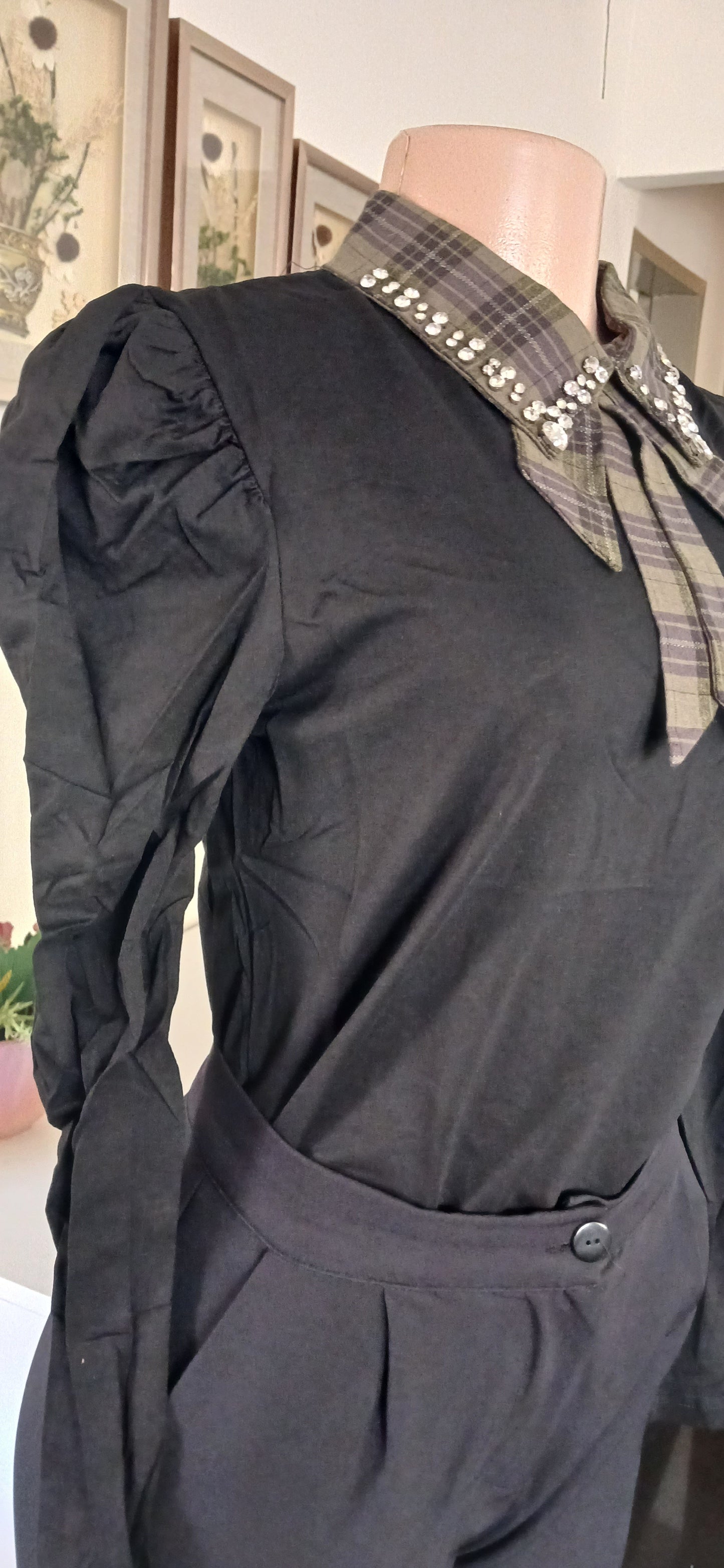 QED London Black and Green Bow Top
