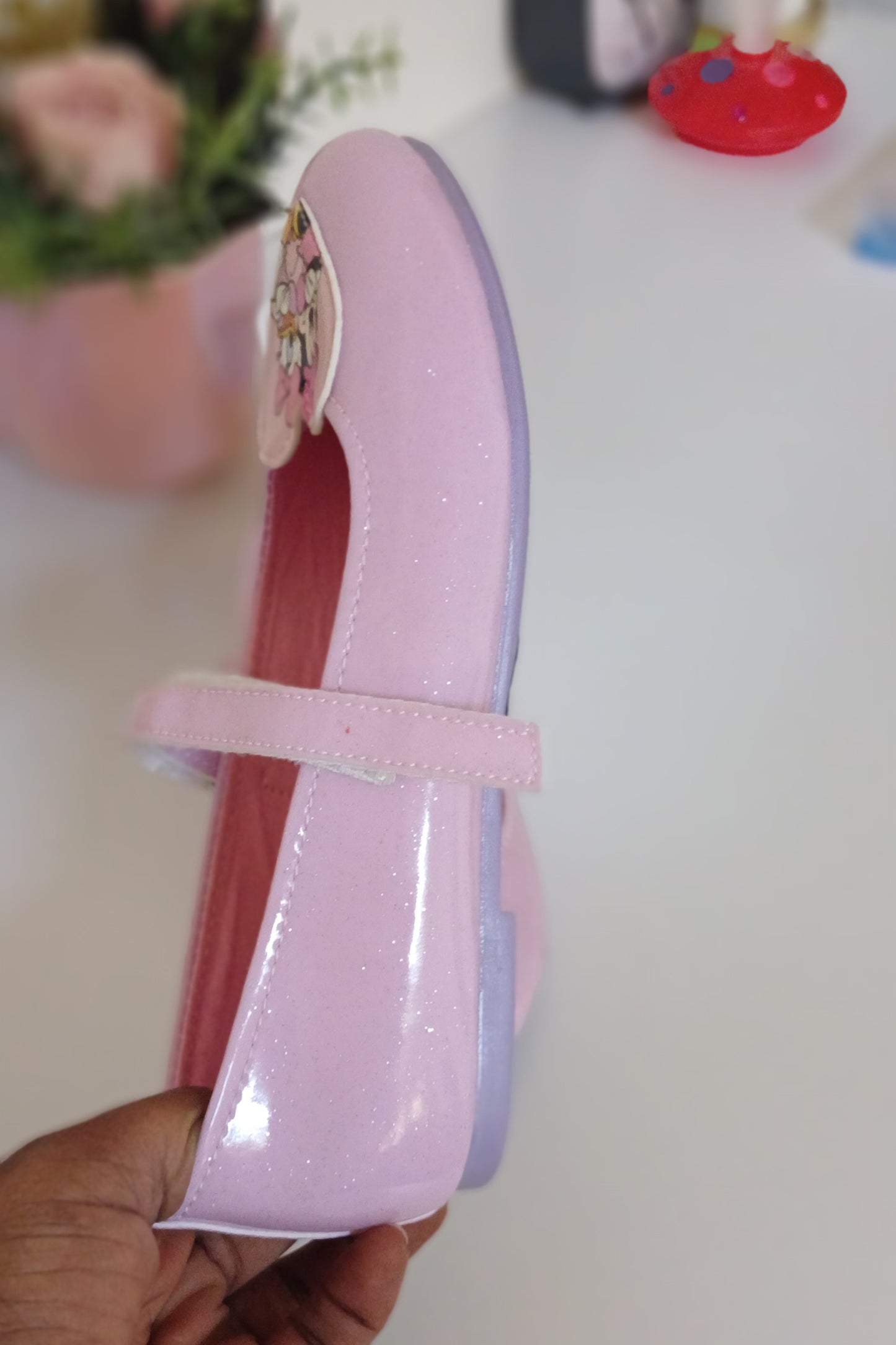 Girls Pink Mini Mouse Pumps