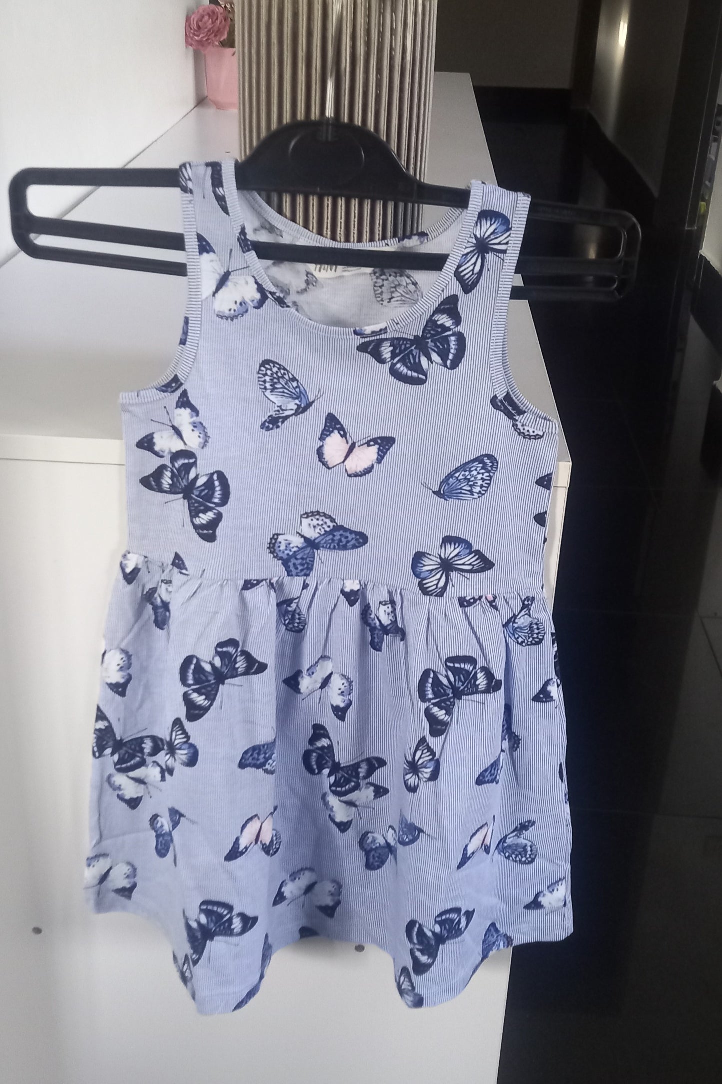 Kids H&M Butterfly Print Dress