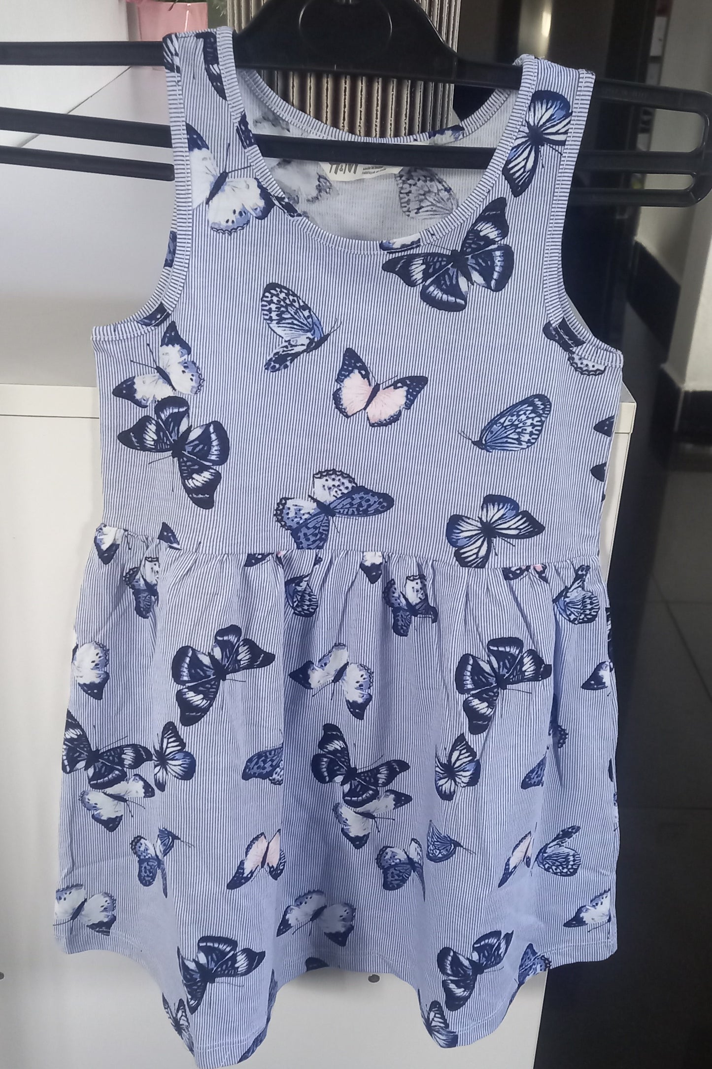 Kids H&M Butterfly Print Dress
