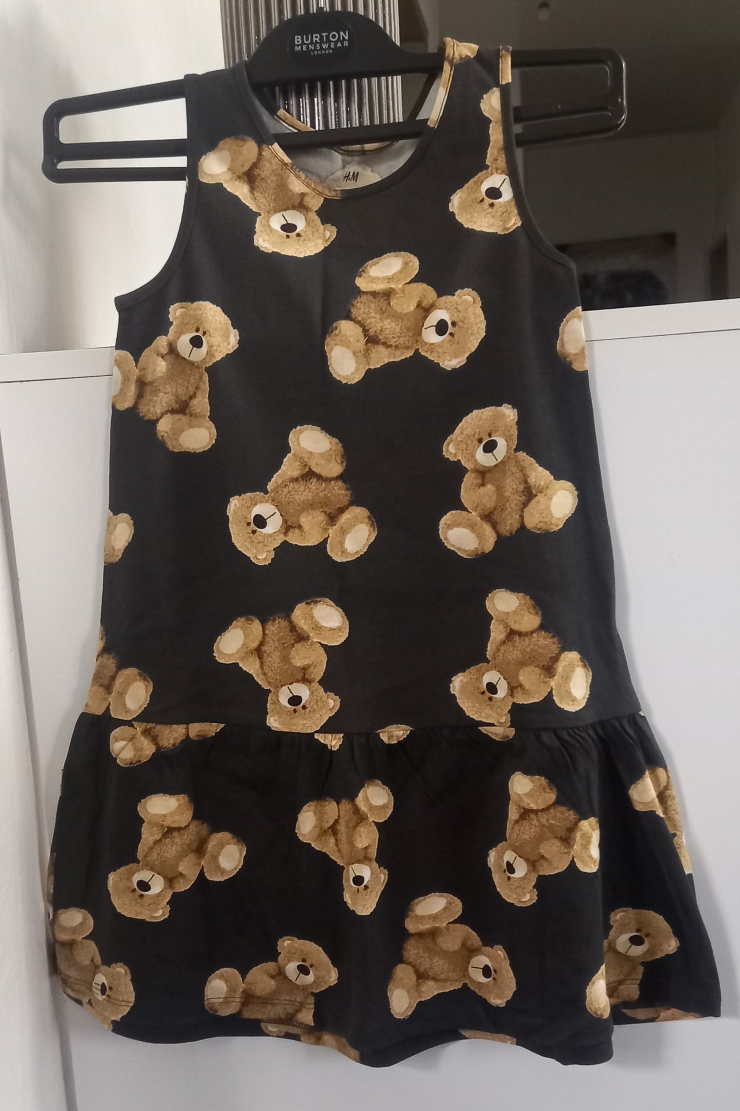 Black and Brown Bear Print H&M Kids Dress