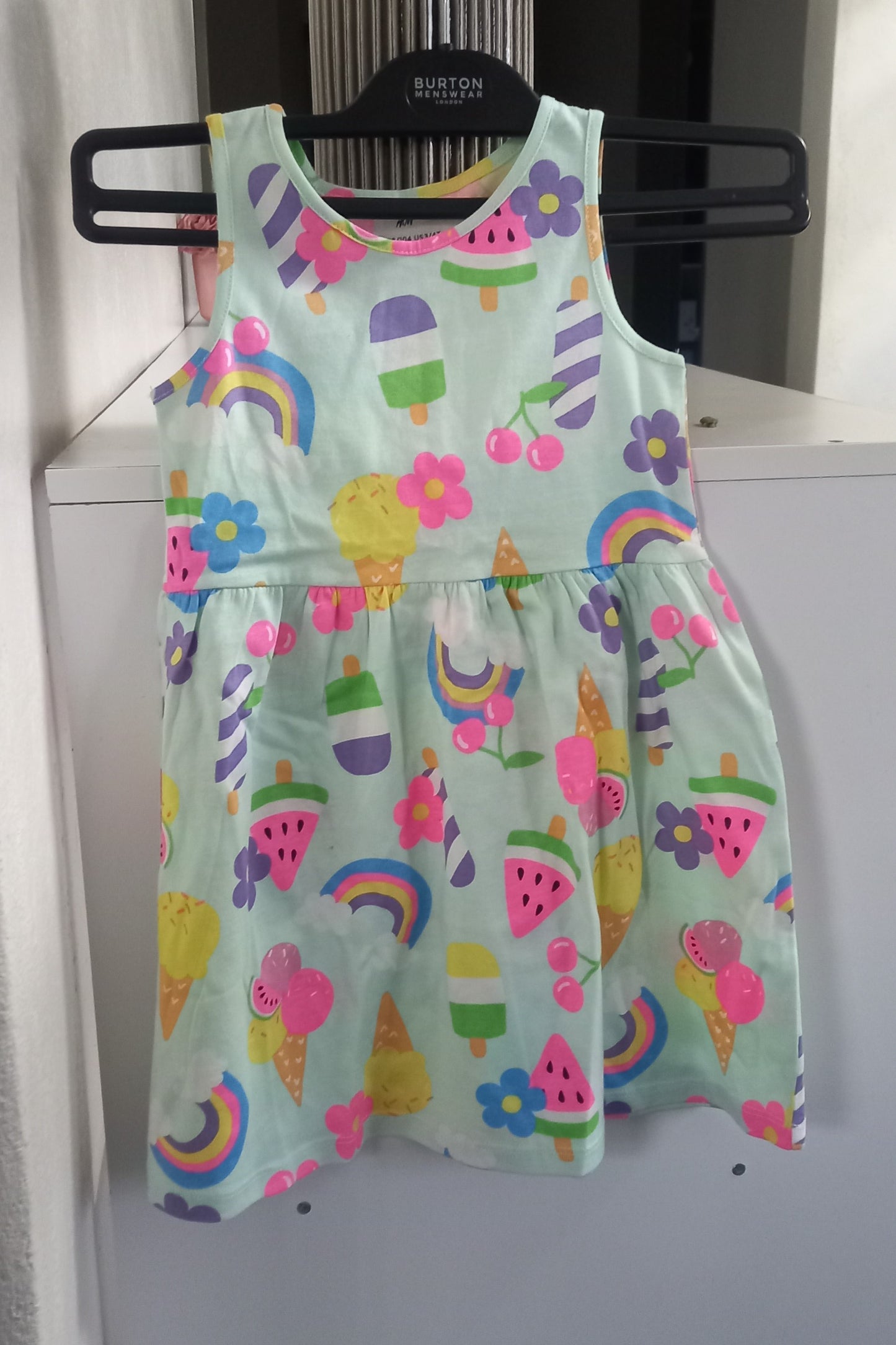 Light Green Print H&M Kids Dress