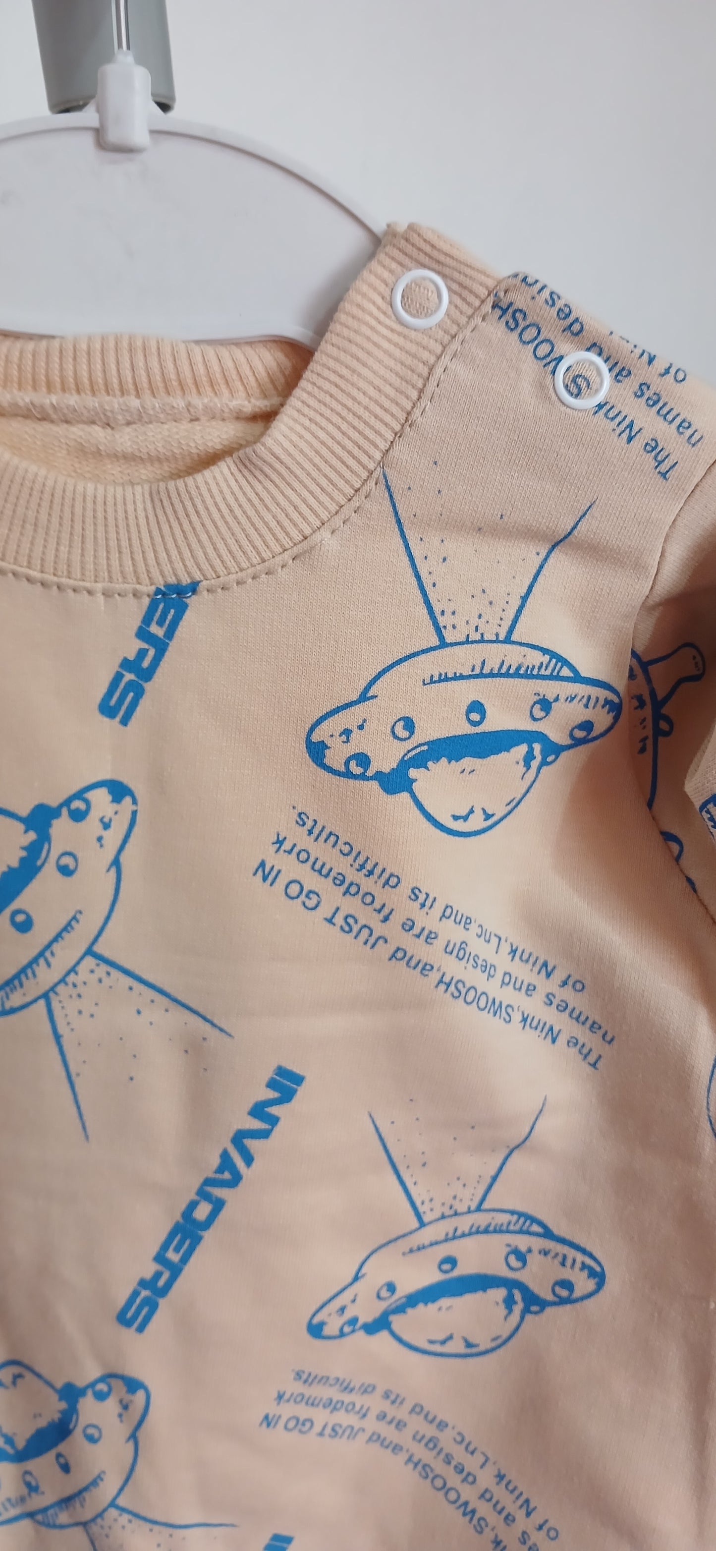 Spaceship Print 2 Piece Suit