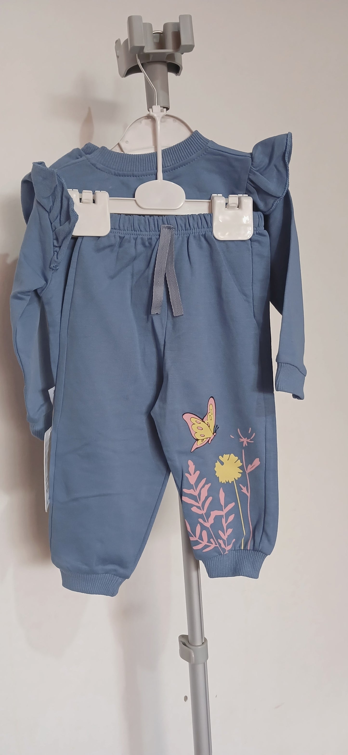 Blue Bambi Print Kids Truck Suit