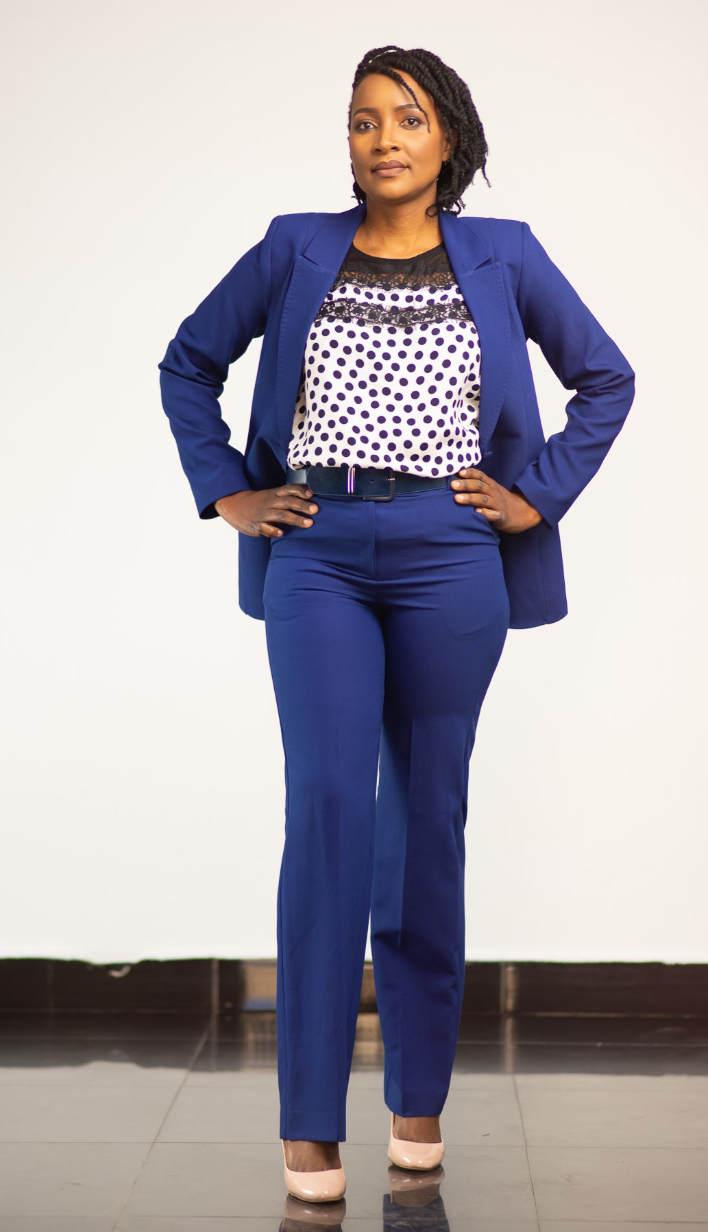 Blue Suit Trousers