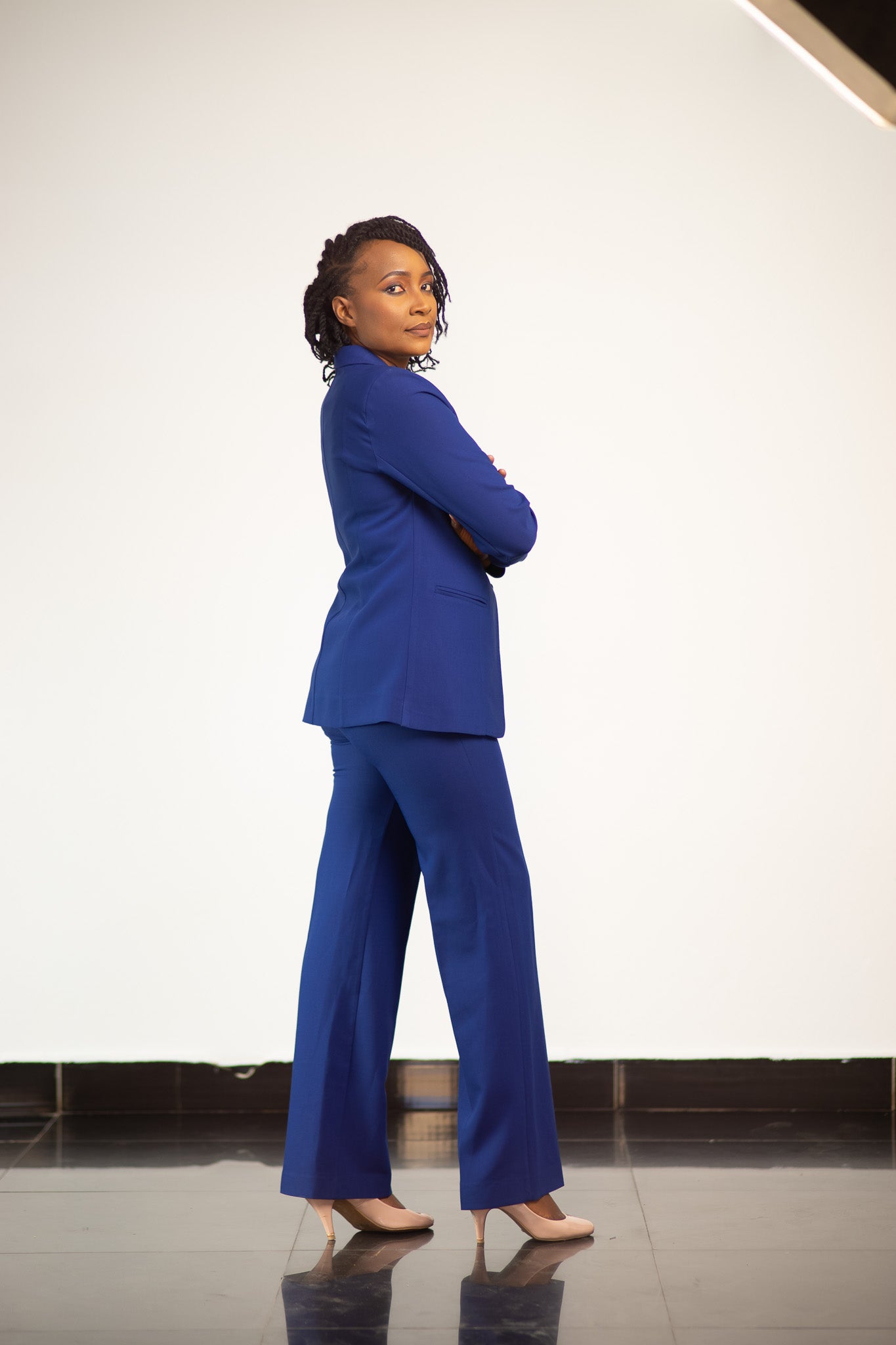 Blue Suit Trousers