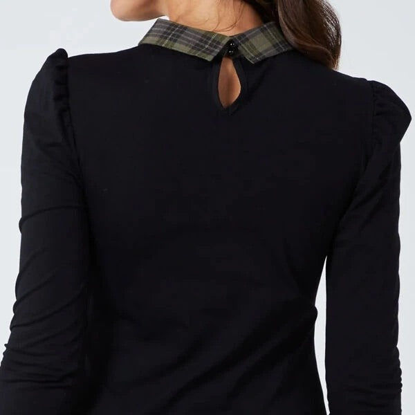 QED London Black and Green Bow Top