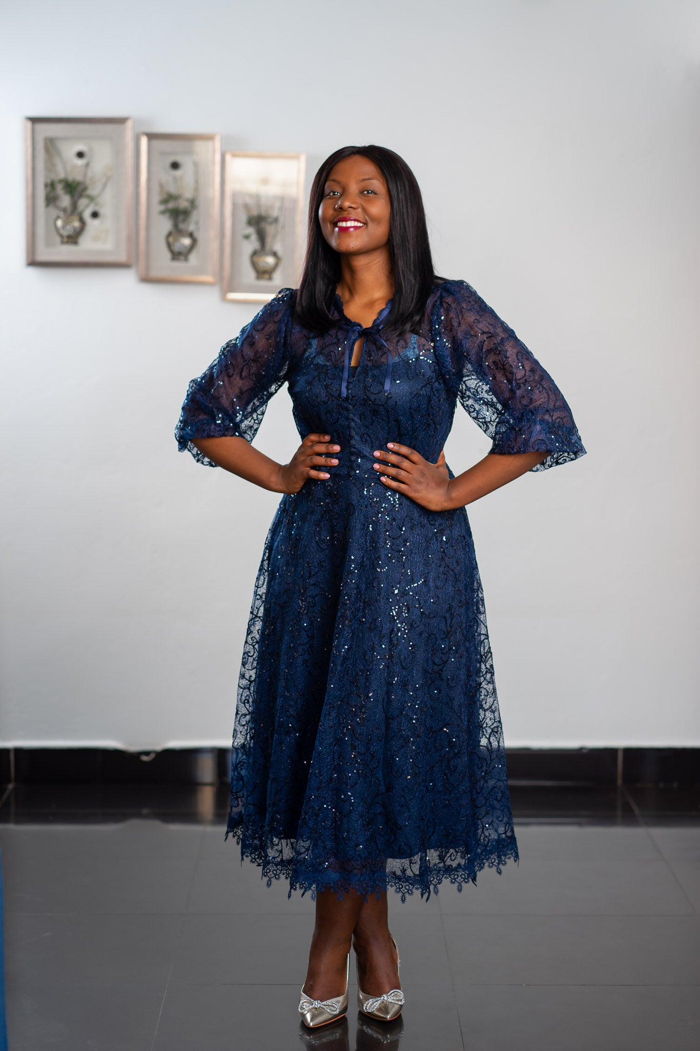 Lace Midi Dress