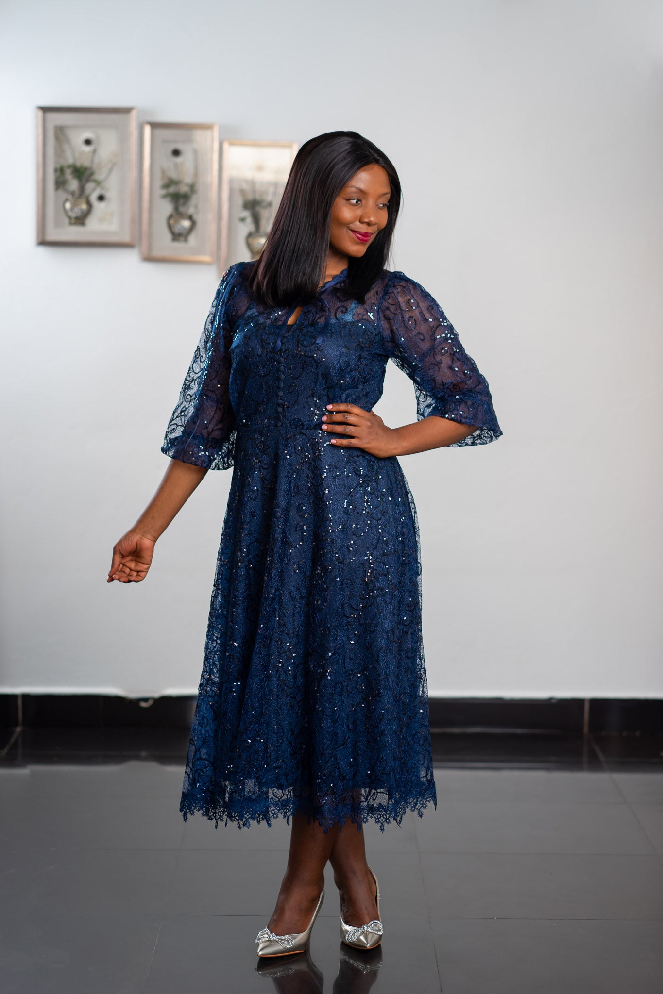 Lace Midi Dress