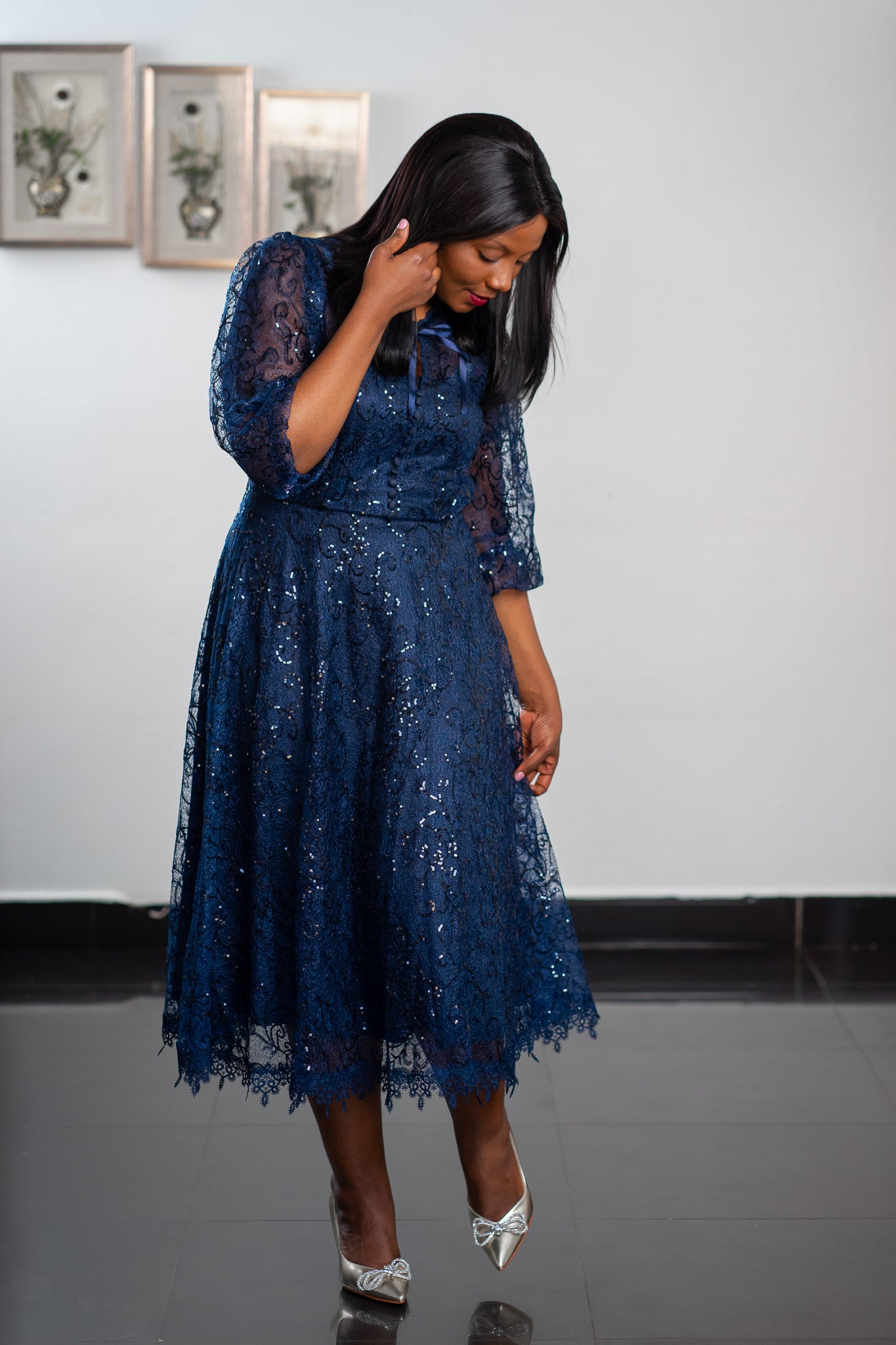 Lace Midi Dress