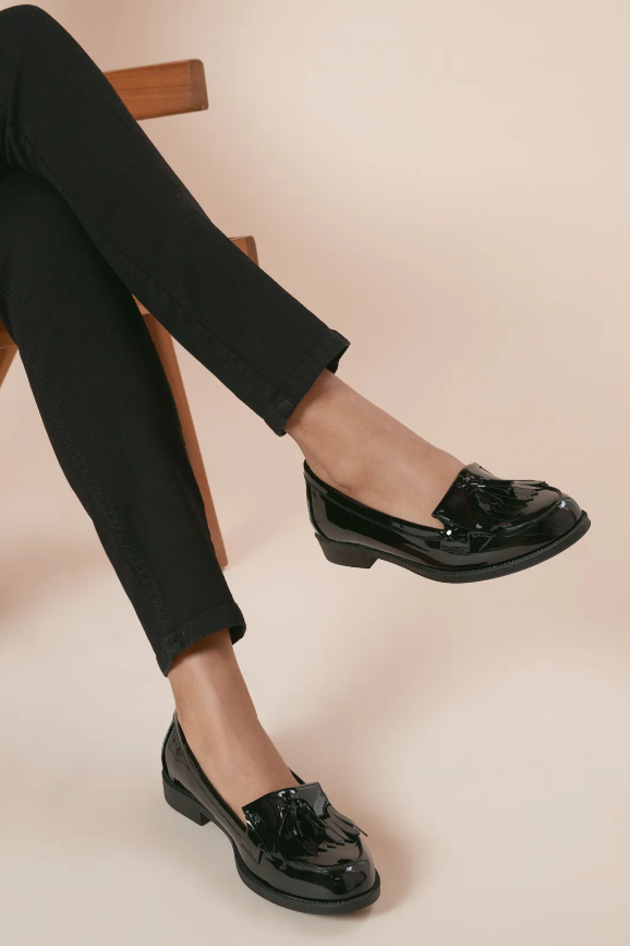Dorothy Perkins Wide Fit Leigh Fringe Loafers