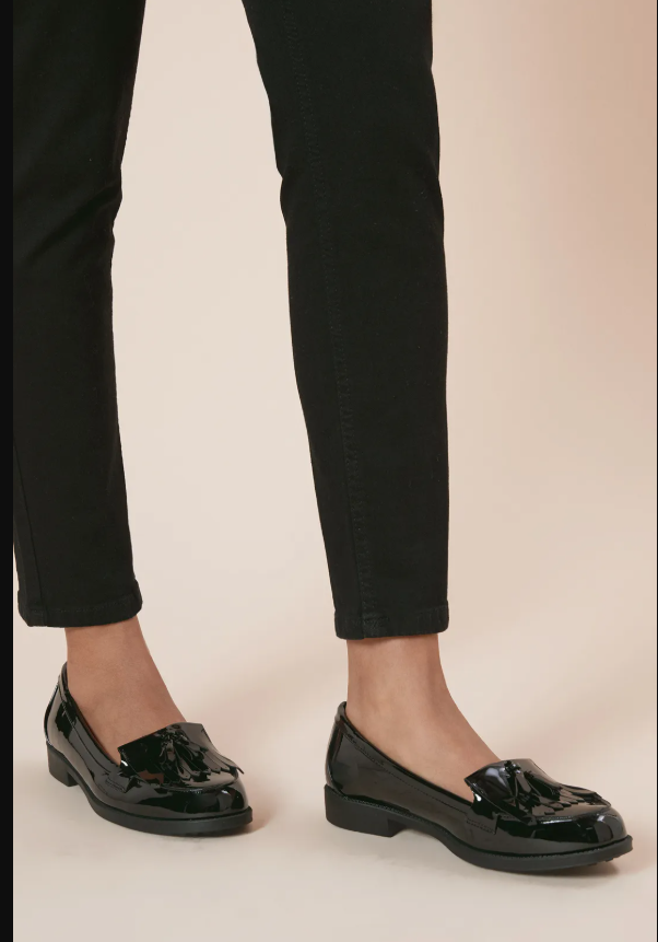 Dorothy Perkins Wide Fit Leigh Fringe Loafers
