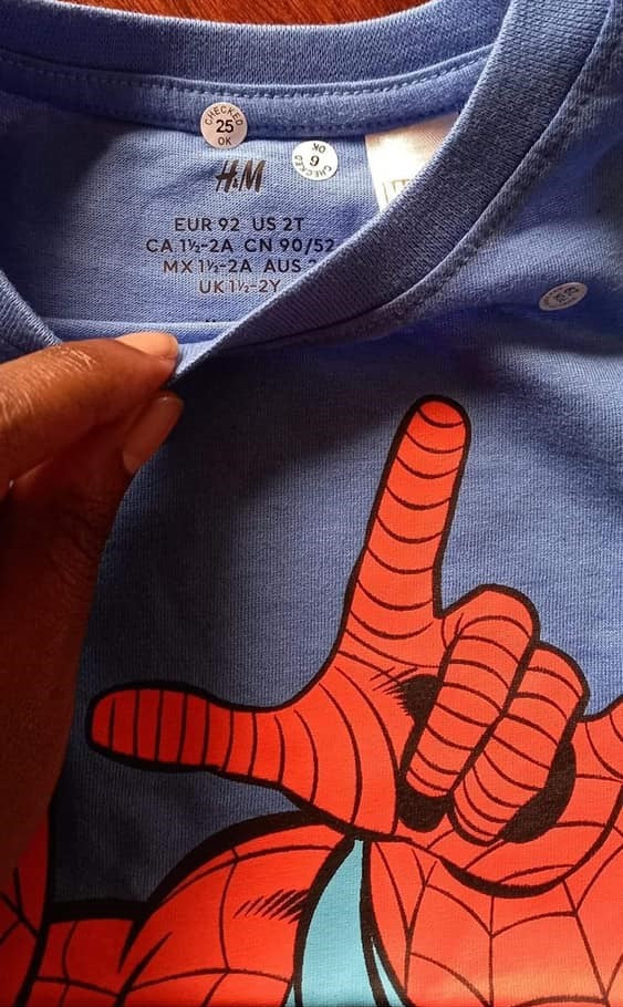 Kids H&M - The Amazing Spider Man Short Sleeved- Tshirt