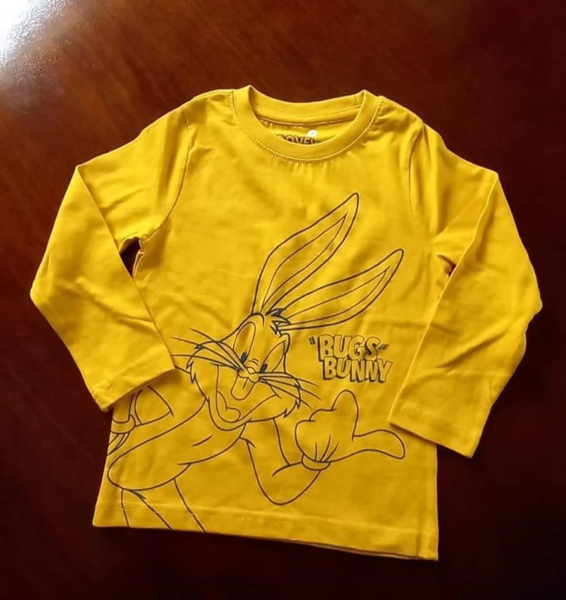 Kids Bugs Bunny Long Sleeved Tshirt