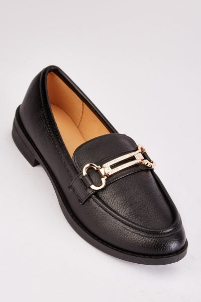 Black Ladies Loafers