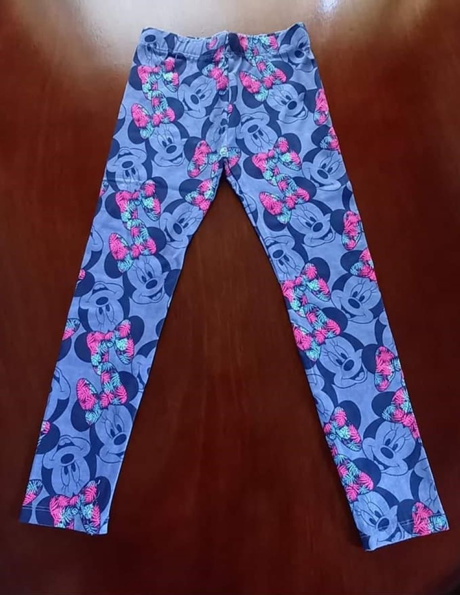 Kids Blue Minnie Leggings