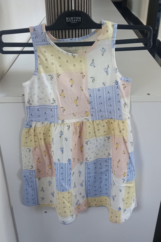 H&M Girls Multi Print Kids Sleevless Dress
