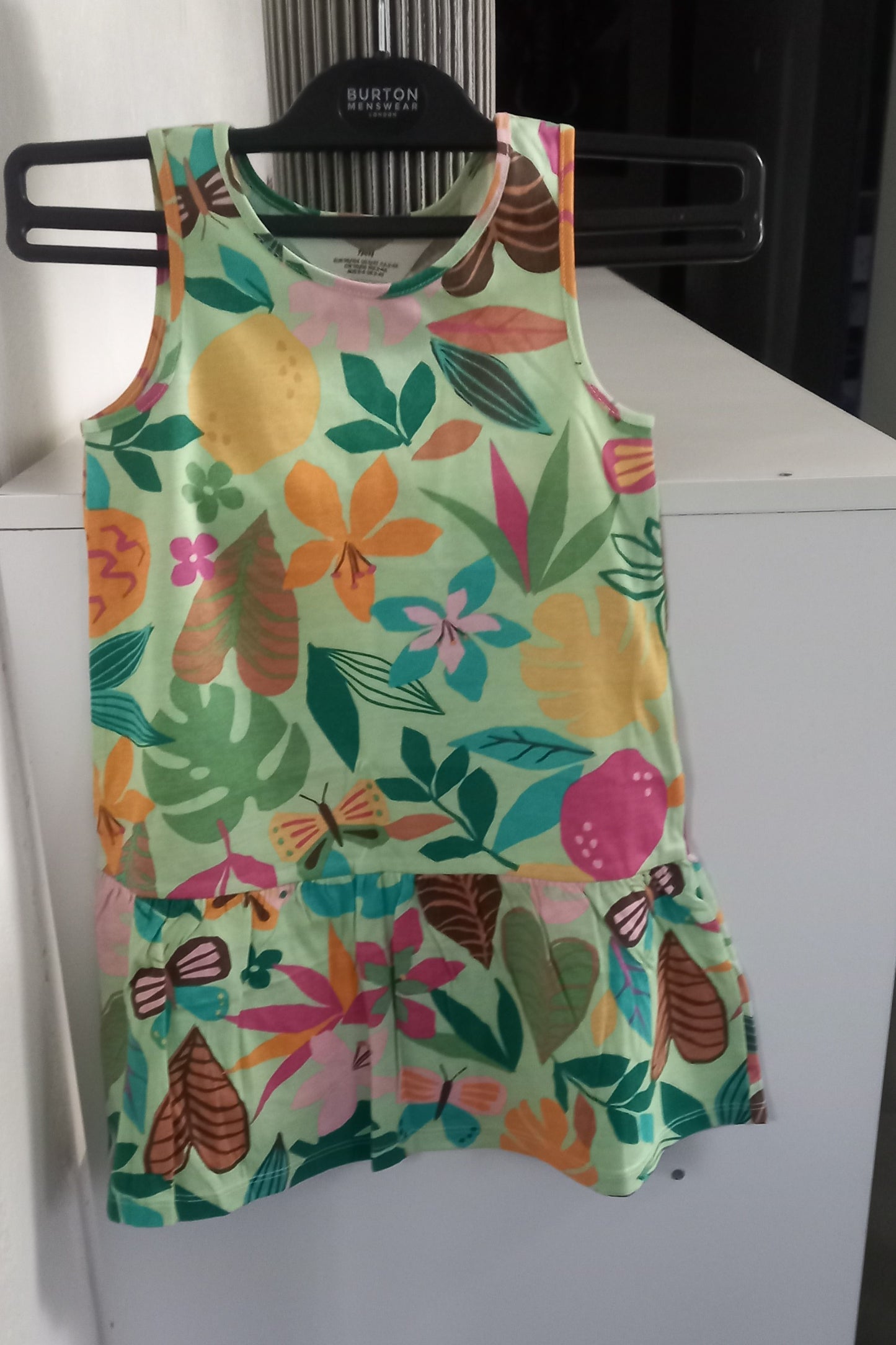 H&M Leaf & Butterfly Print Kids Dress