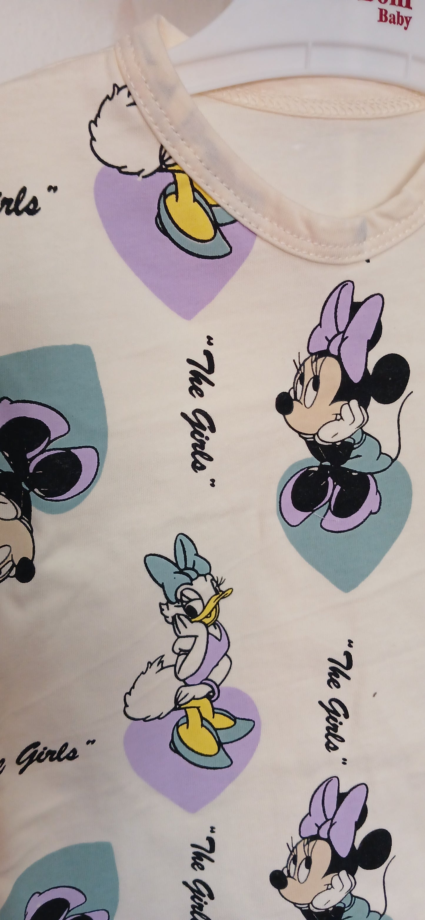 Kids Mini Mouse Print Two-Piece Suit - Purple Mix