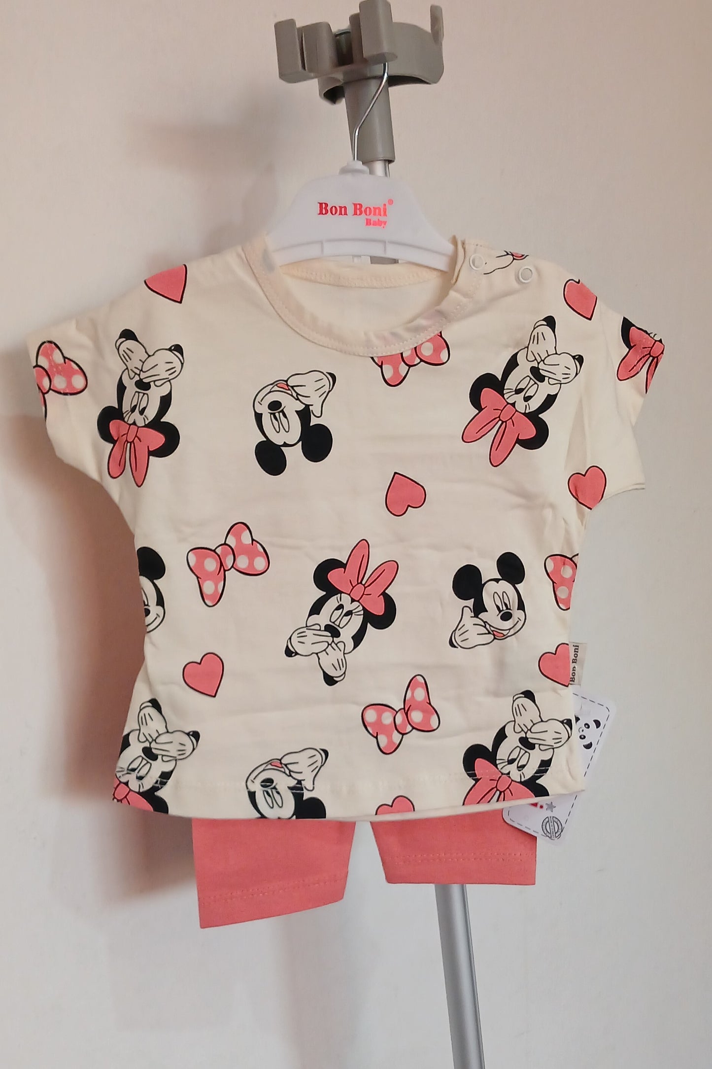 Kids Mini Mouse Print Two-Piece Suit