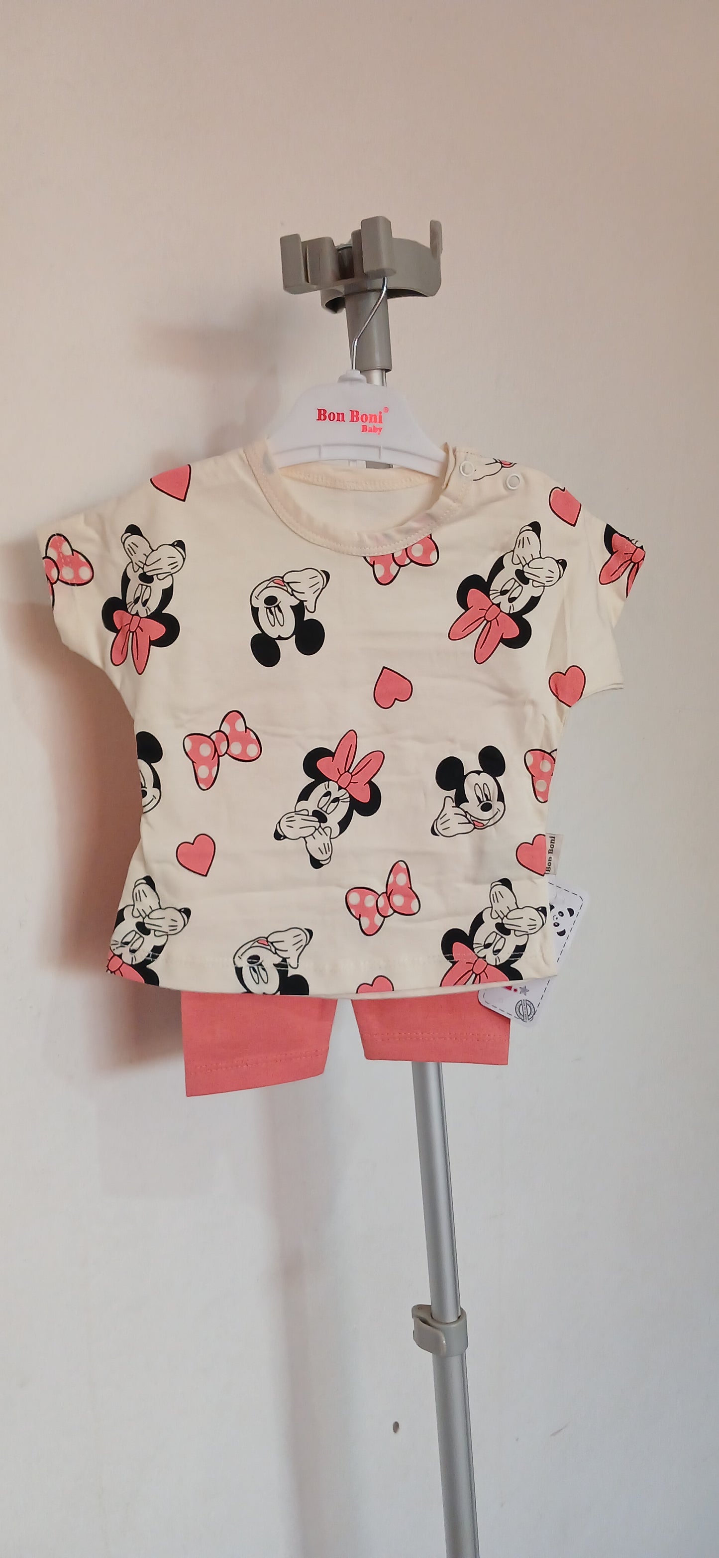 Kids Mini Mouse Print Two-Piece Suit