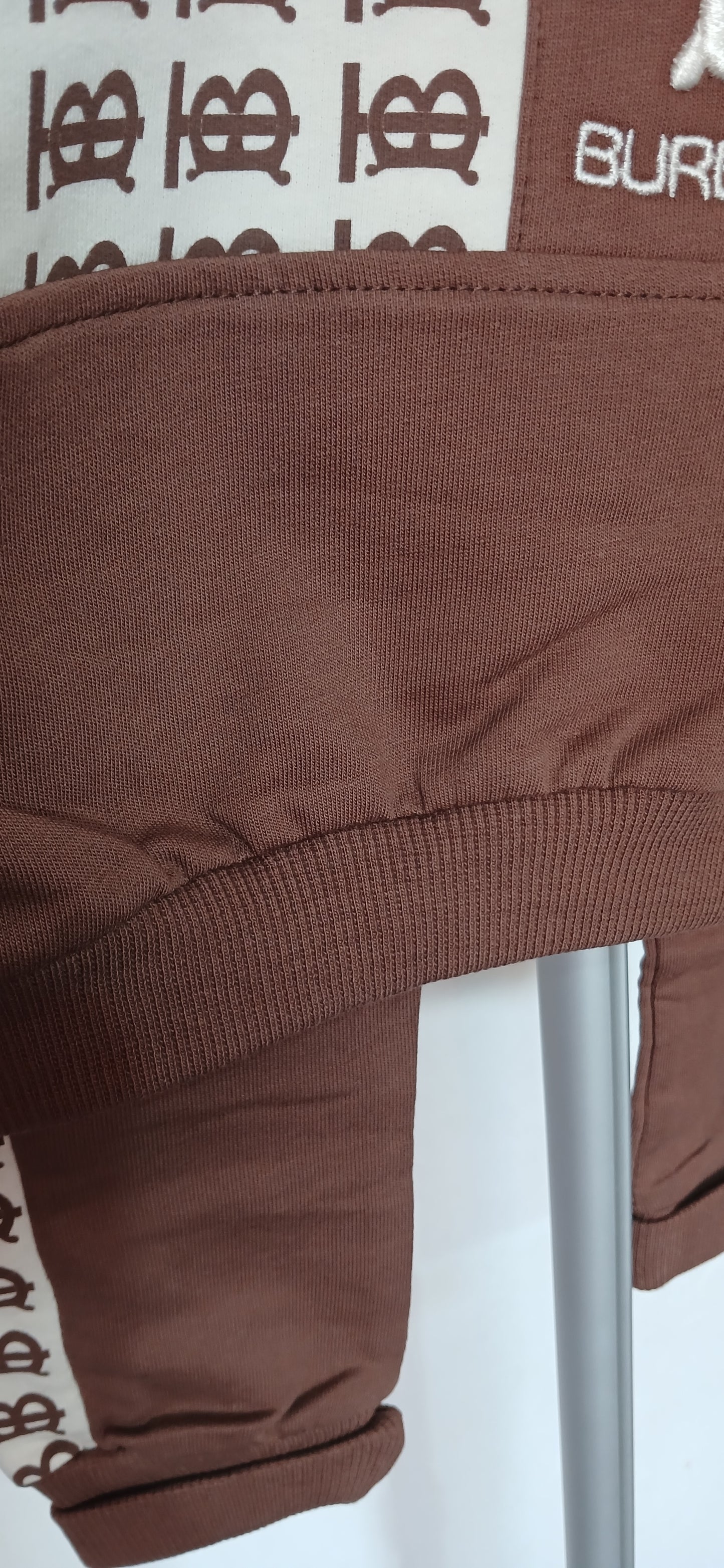 Brown Burberry Print 2 Piece Suit
