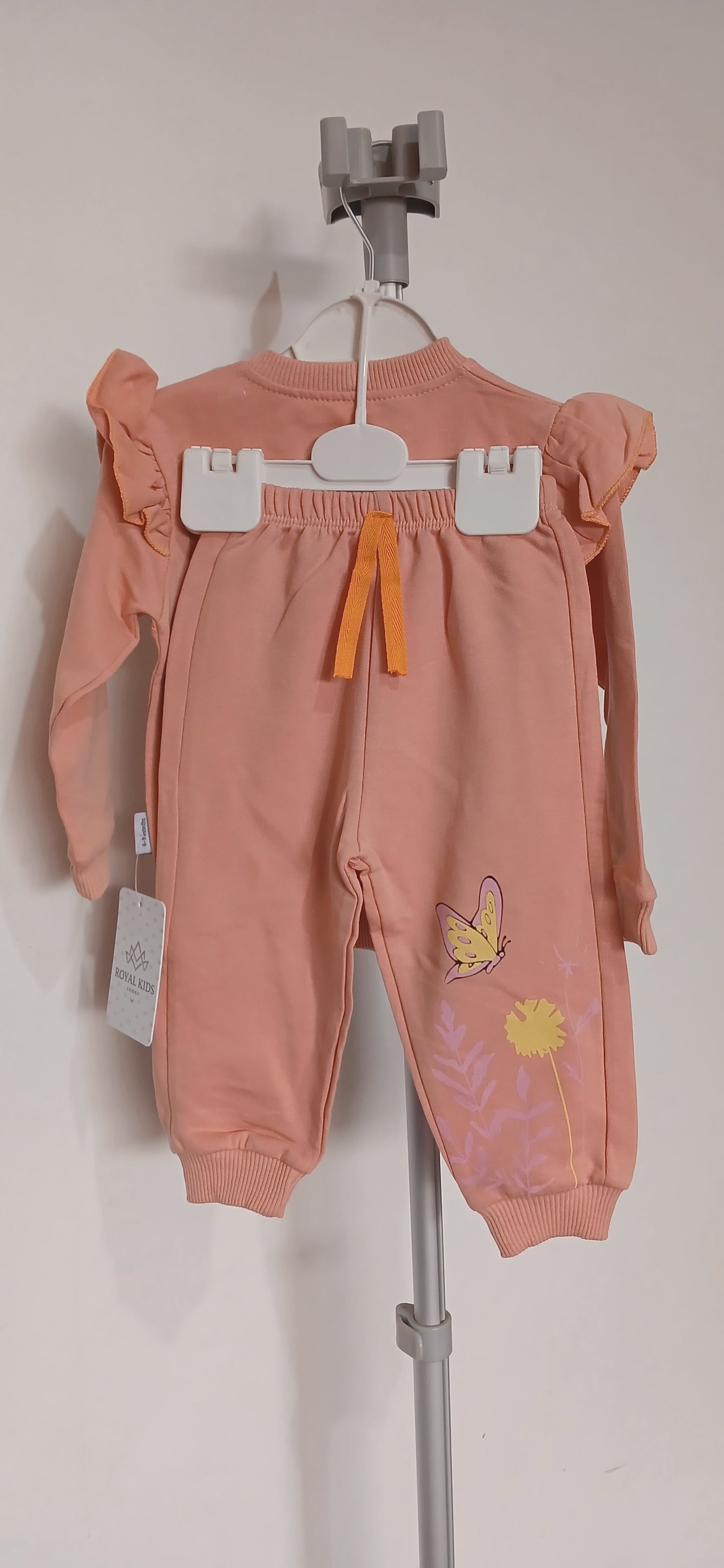 Pink Bambi Print Kids Truck Suit
