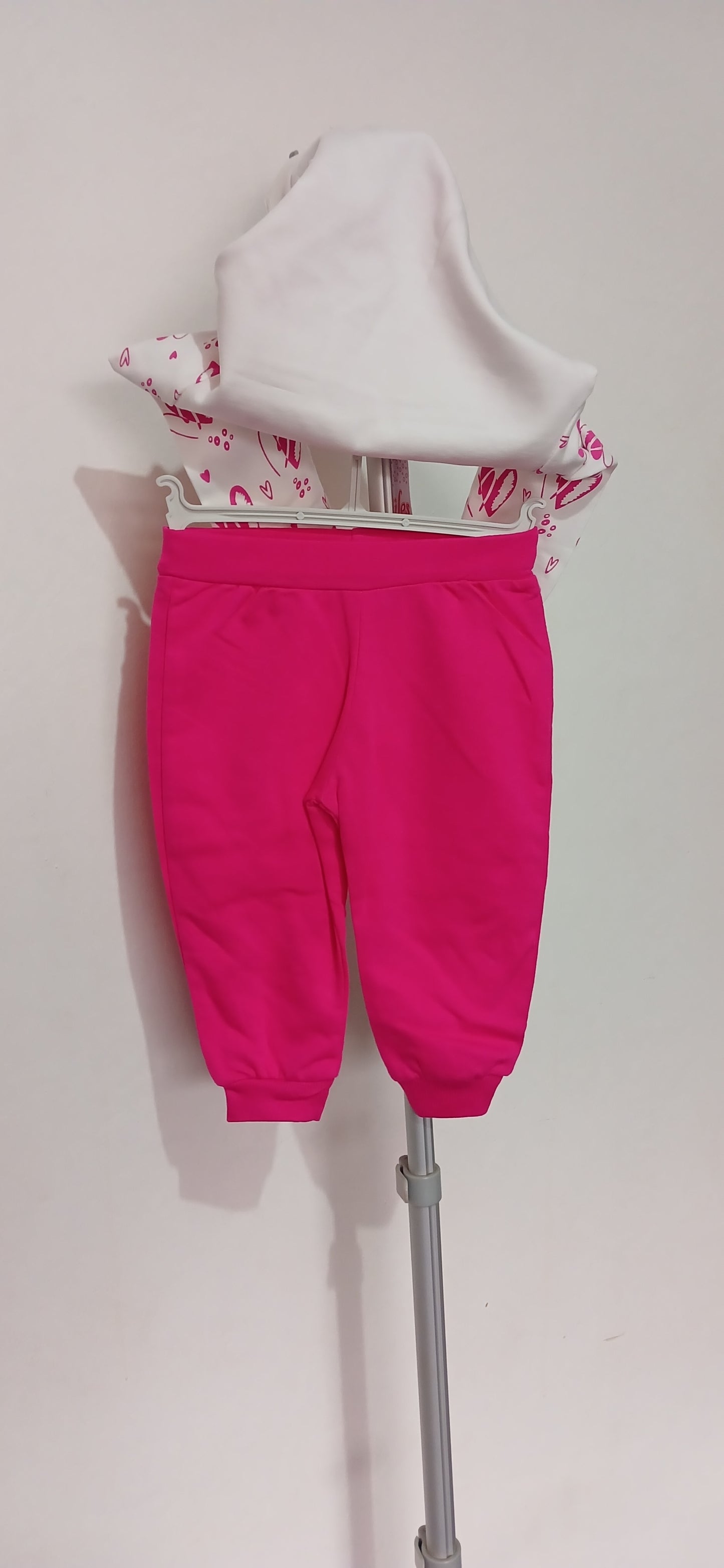 Pink and White 2 Piece Suit