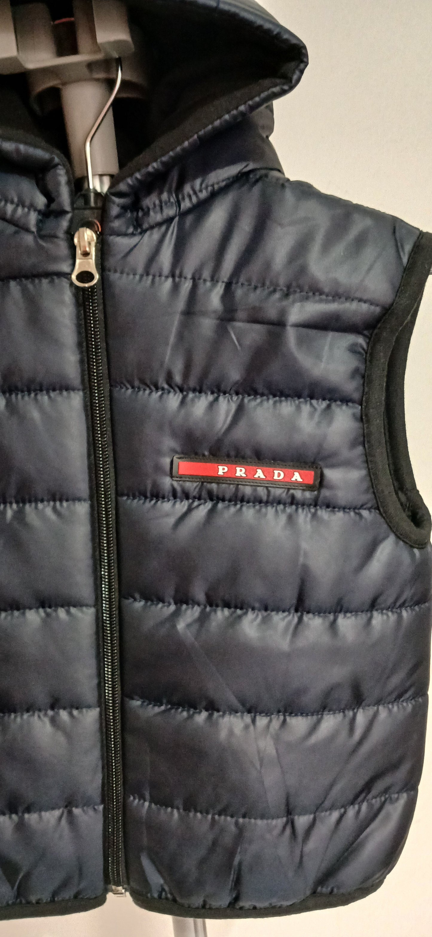 Prada Inspired Kids Blue Puffer Jacket