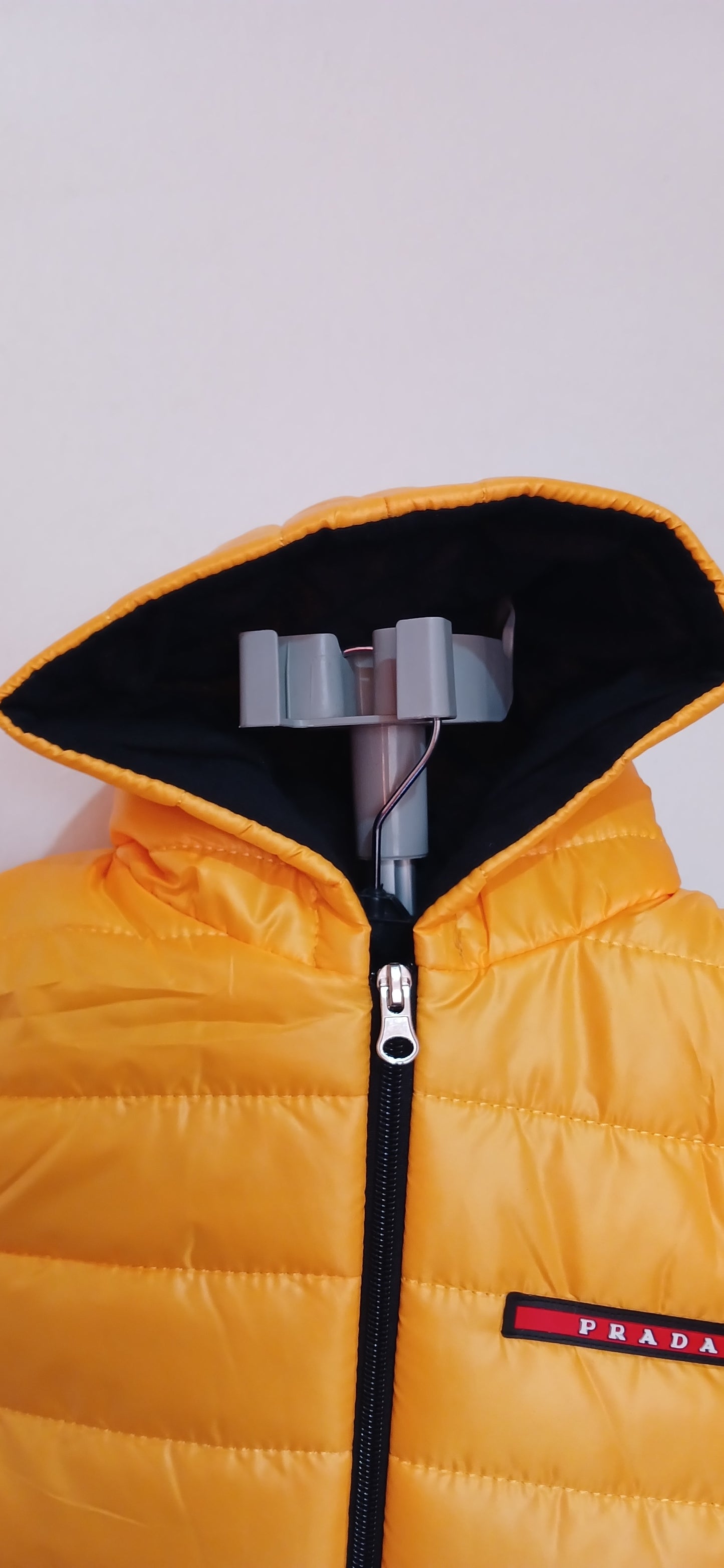 Prada Inspired Kids Yellow Puffer Jacket