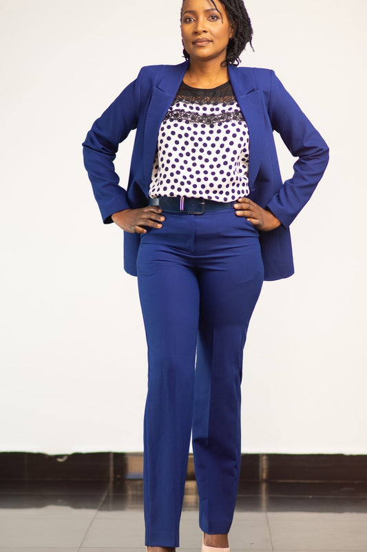 Blue Suit Trousers