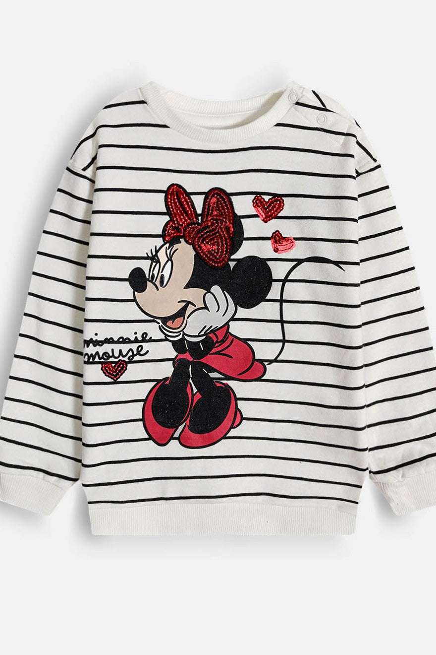Girls Minnie Mouse Sweat Shirt