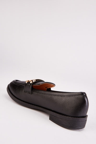 Black Ladies Loafers