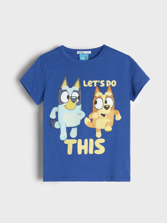 Blue Kids Bluey T-shirt